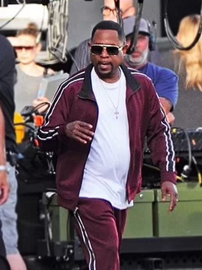 Bad Boys Ride or Die 2024 Maroon Track Jacket