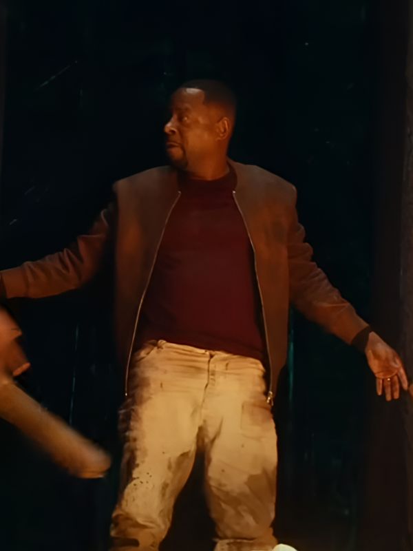 Bad Boys Ride or Die 2024 Martin Lawrence Brown Leather Jacket