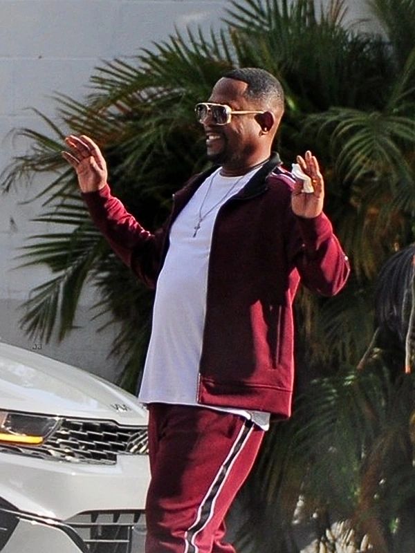 Bad Boys Ride or Die Maroon Track Jacket