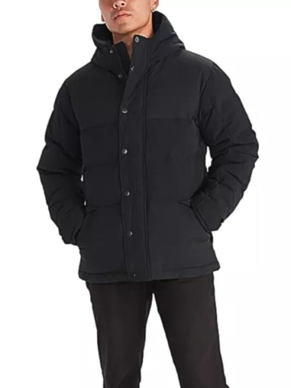 Benjamin Levy Aguilar Black Puffer Jacket