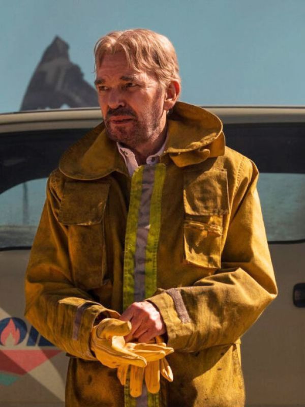 Billy Bob Thornton Yellow Cotton Jacket