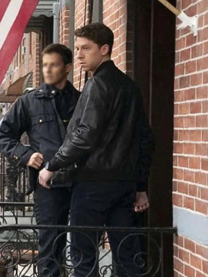 Blue Bloods S13 Will Hochman Black Leather Jacket