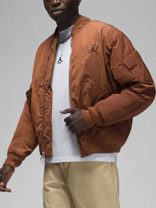 Bob Exley Tracker Brown Bomber Jacket