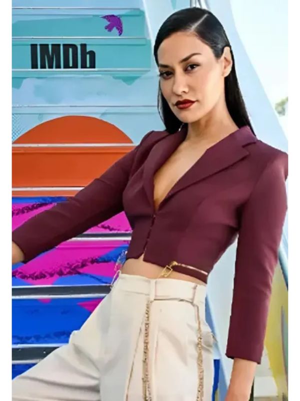 Borderlands 2024 Knoxx Maroon Cropped Blazer