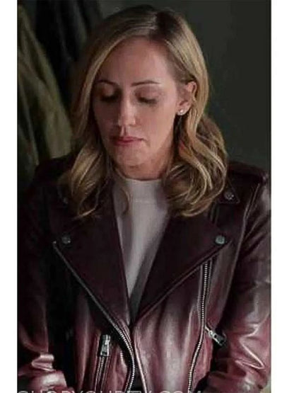 Brie Sheridan Biker Leather Jacket