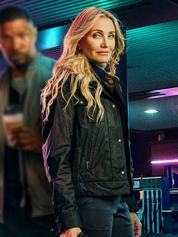 Cameron Diaz Back in Action 2025 Black Jacket