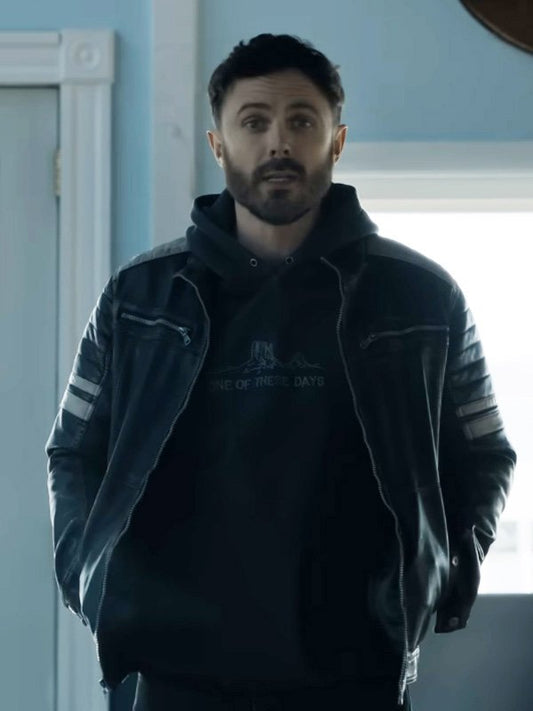 Casey Affleck The Instigators 2024 Leather Jacket