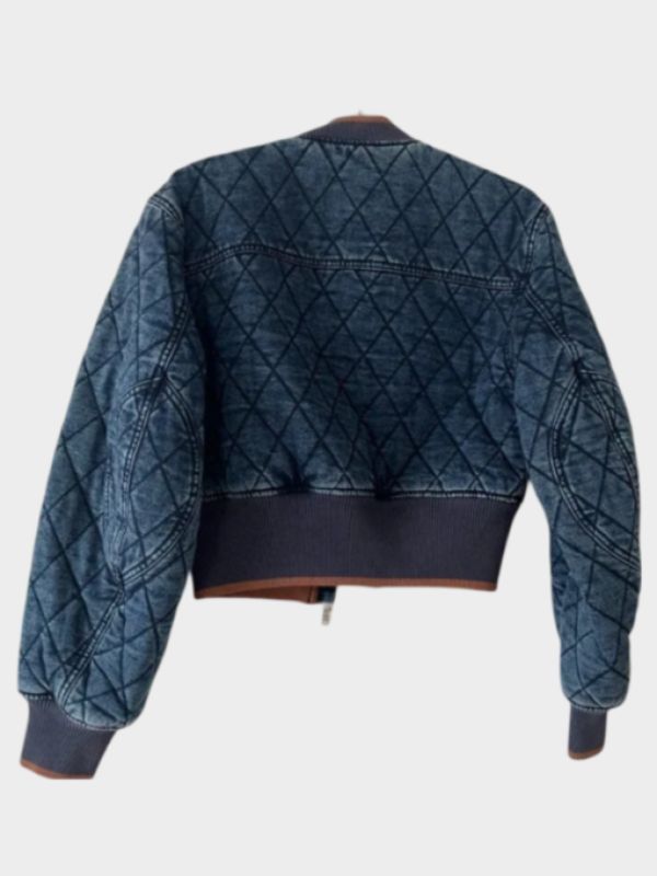 Chicago Fire Blue Quilted Bomber Jacket