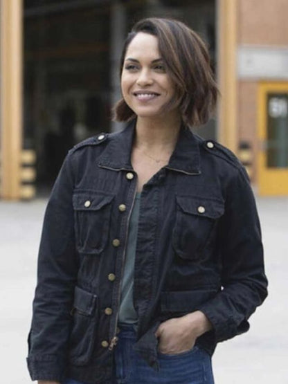 Chicago Fire S08 Gabriela Dawson Black Jacket