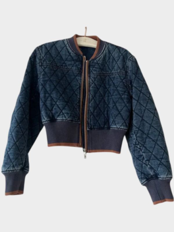 Chicago Fire S12 Blue Quilted Bomber Jacket