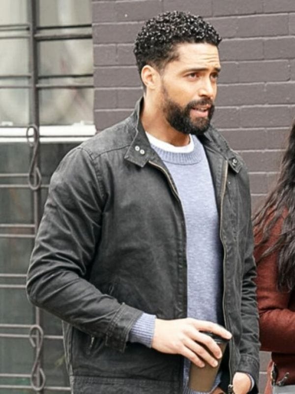Chicago Med S09 Loren Johnson Grey Denim Jacket