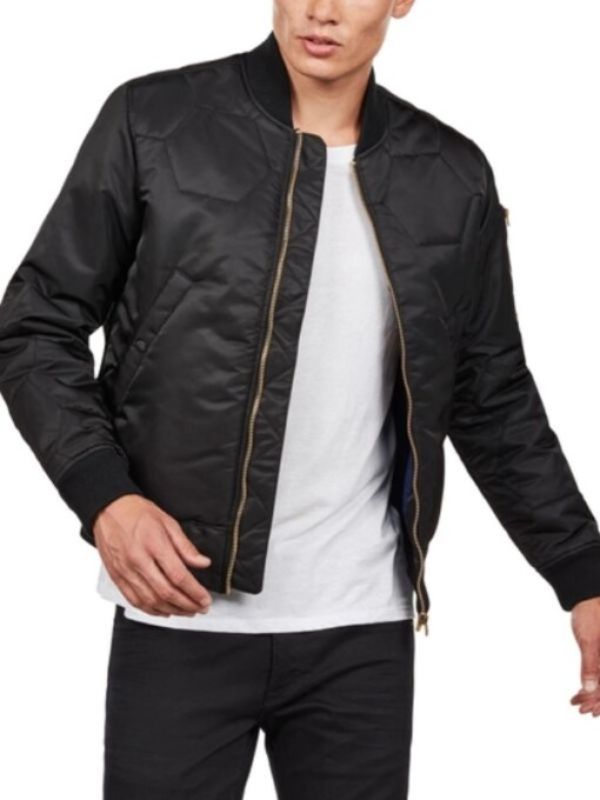 Chicago PD S11 Black Bomber Jacket