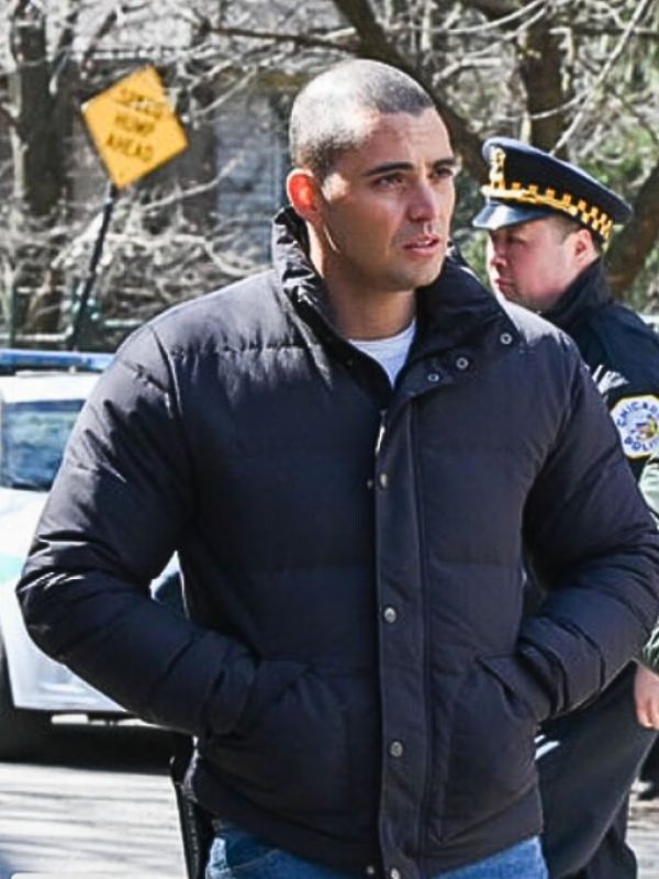 Chicago PD S11 Dante Torres Black Puffer Jacket