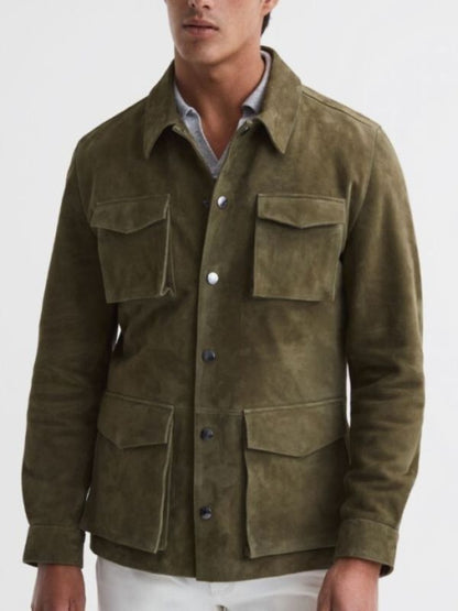 DS Selforth Green Suede Jacket