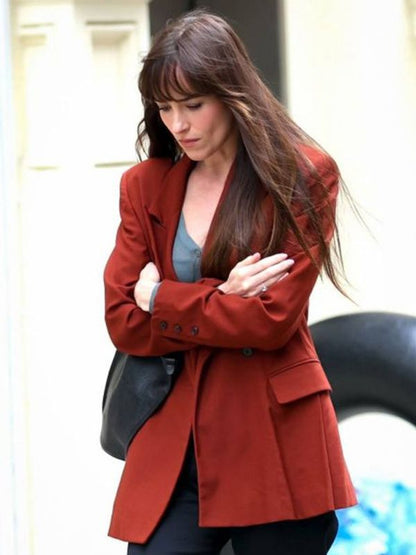 Dakota Johnson Red Blazer