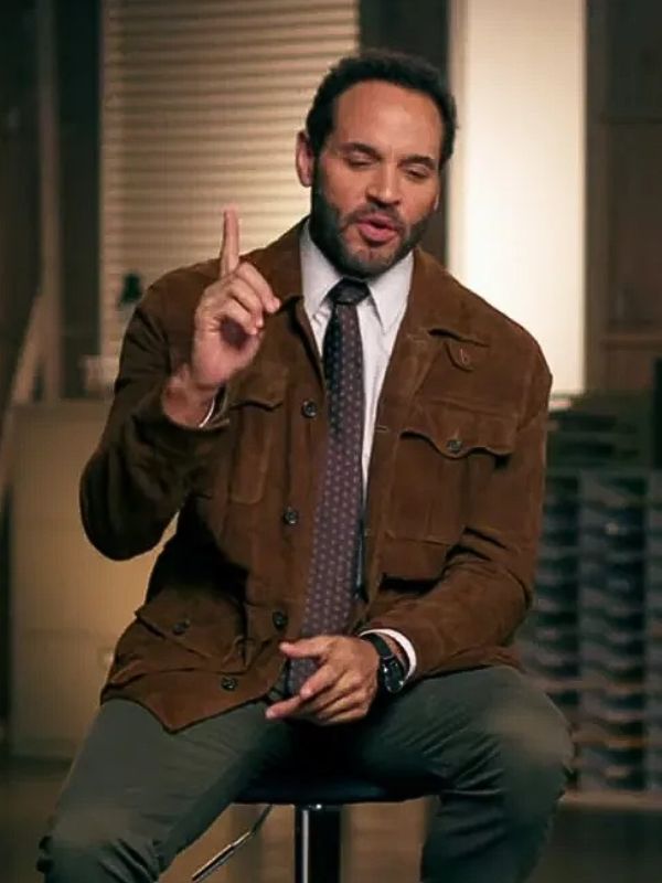 Daniel Sunjata Brown Suede Jacket