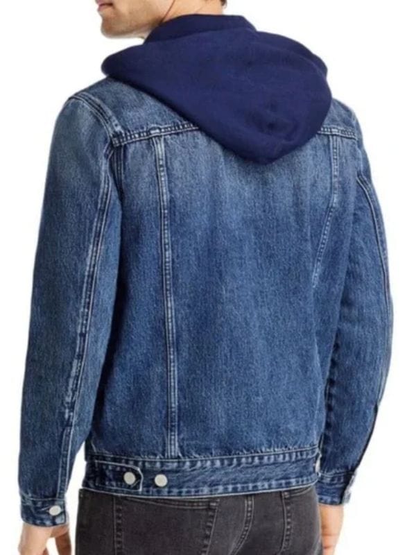 Days Of Our Lives 2024 Blue Denim Hooded Jacket