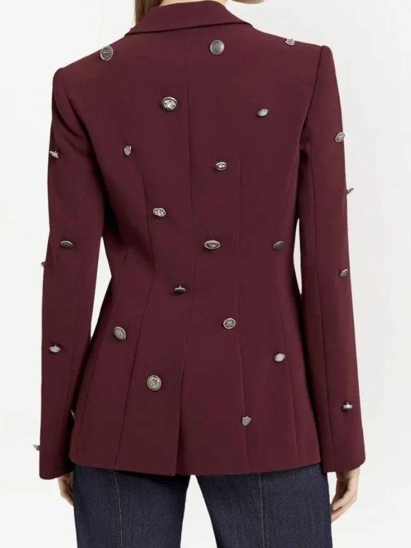 Days Of Our Lives 2025 Burgundy Embellished Blazer