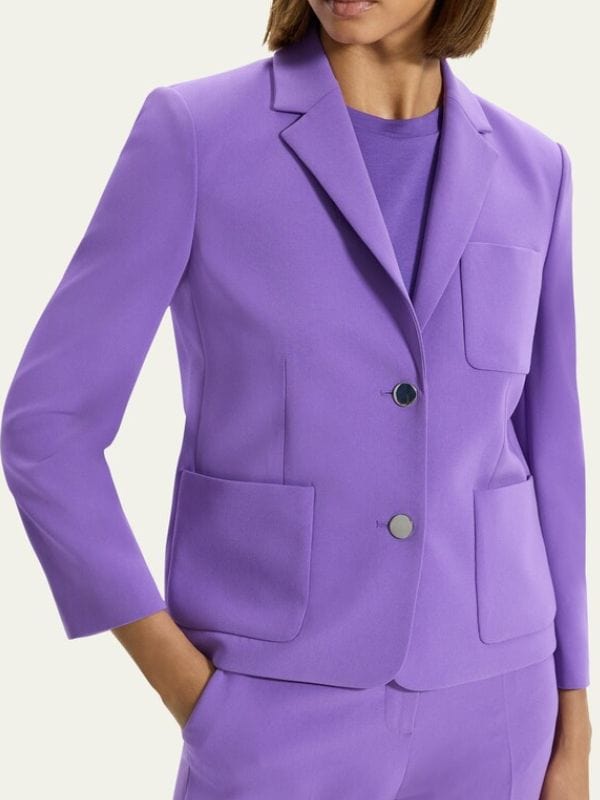 Days Of Our Lives Amy Choi Purple Blazer