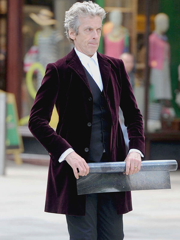 Doctor Who 12th Doctor Maroon Coat