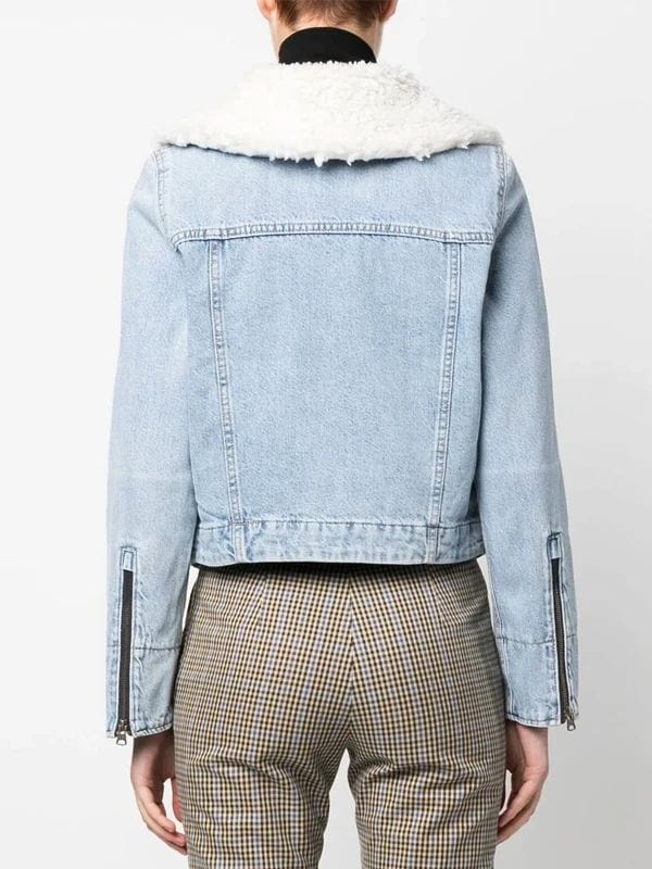 Doctor Who Millie Gibson Trucker Sherpa Jacket