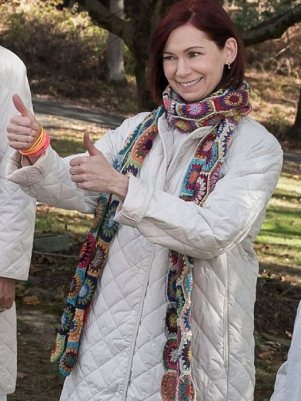 Elsbeth S02 Elsbeth Tascioni White Quilted Coat