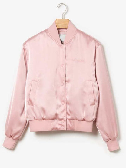 Emily Cooper Pink Bomber Jacket