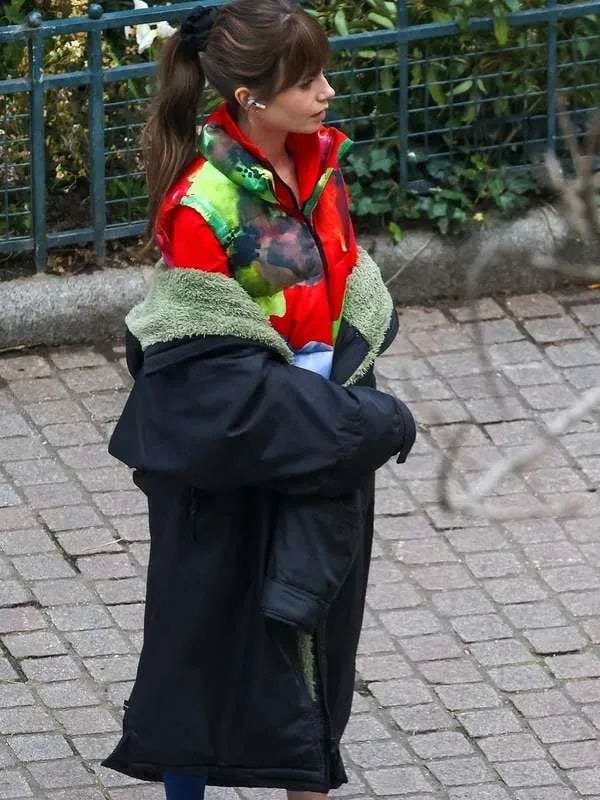 Emily In Paris S04 Emily Cooper Shearling Coat