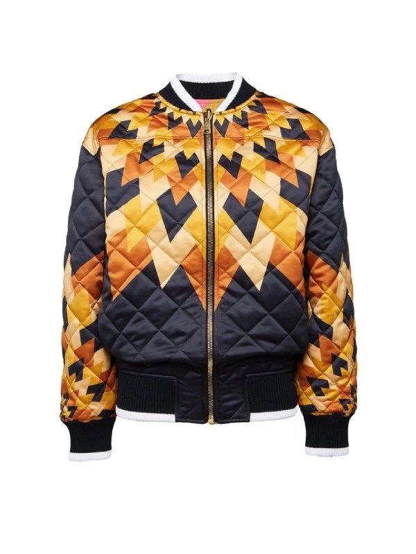 Emily In Paris S04 Printed Quilted Jacket