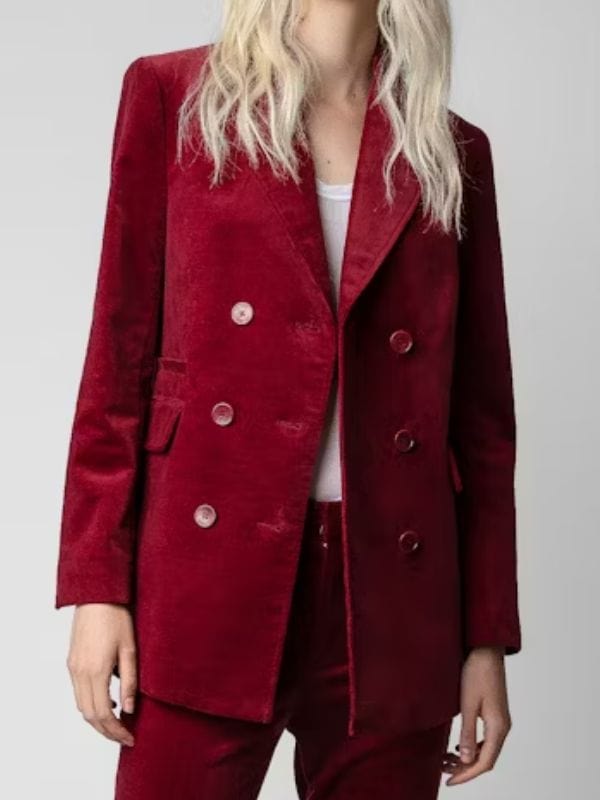 Emmanuelle Chriqui Superman and Lois S03 Velvet Blazer
