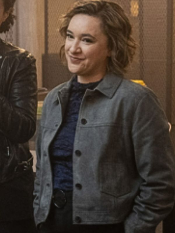 FBI Most Wanted S05 Hana Gibson Grey Suede Jacket