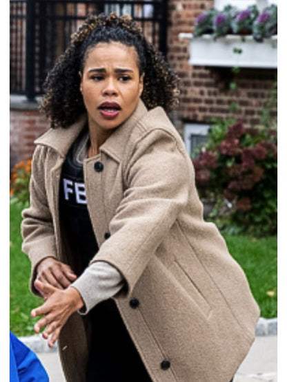 FBI Most Wanted S06 Sheryll Barnes Beige Peacoat