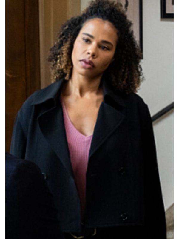 FBI Most Wanted S06 Sheryll Barnes Black Peacoat