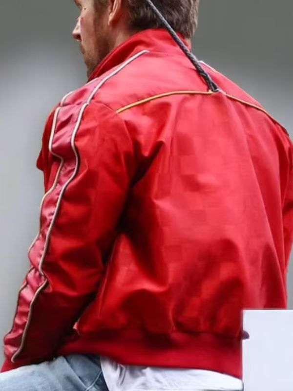 Fall Guy Ryan Gosling Red Bomber Jacket