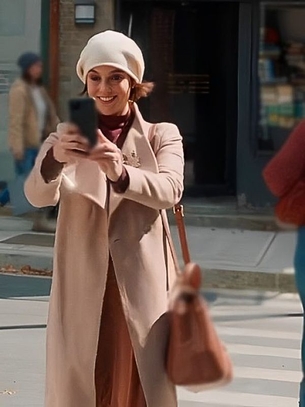 Falling Together 2024 Ashley Williams Beige Trench Coat