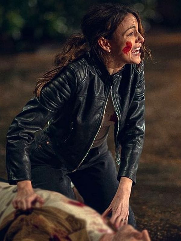 Fool Me Once S01 Michelle Keegan Black Leather Jacket