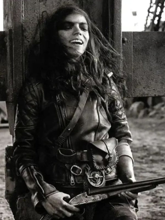 Furiosa A Mad Max Saga Anya Taylor-Joy Black Leather Jacket