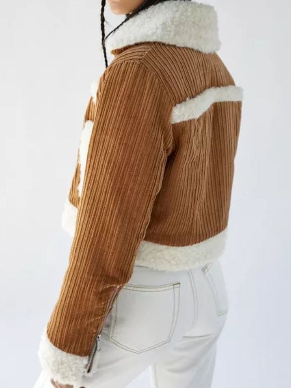 General Hospital 2025 Brown Corduroy Jacket