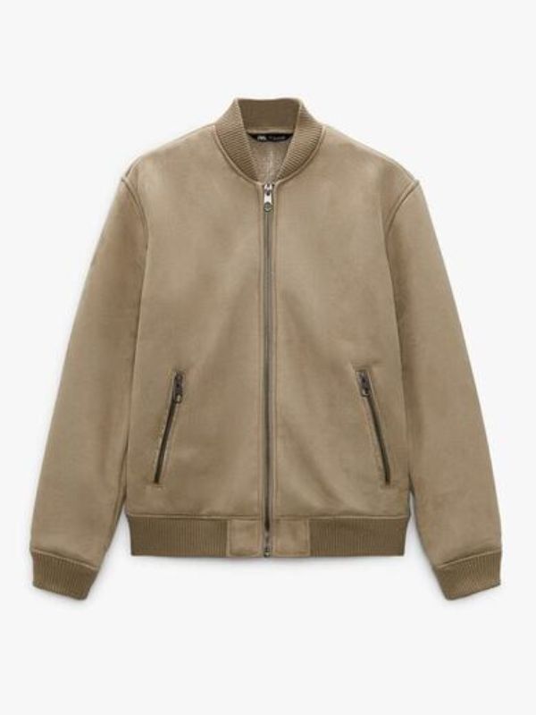 Gerald Caesar Suede Bomber Jacket