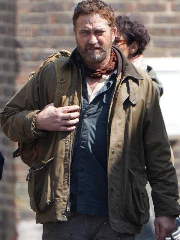 Gerard Butler Greenland Migration 2025 Green Jacket