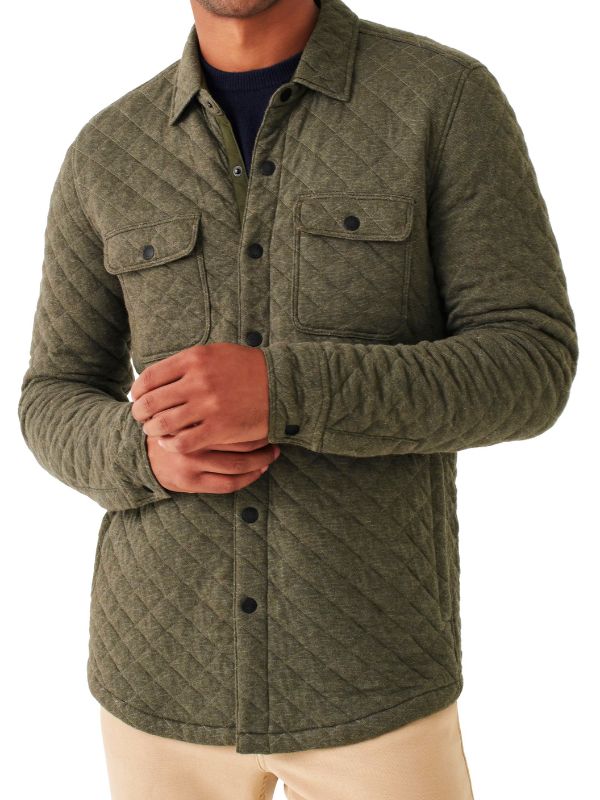 Giacomo Gianniotti Green Quilted Jacket