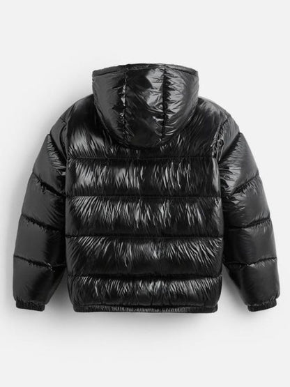 Goosebumps S01 Black Hooded Puffer Jacket