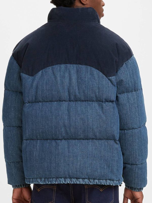 Goosebumps S01 Blue Denim Puffer Jacket