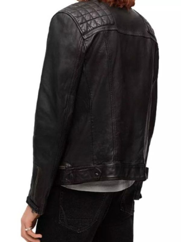 Hannah Manning Black Quilted Leather Jacket