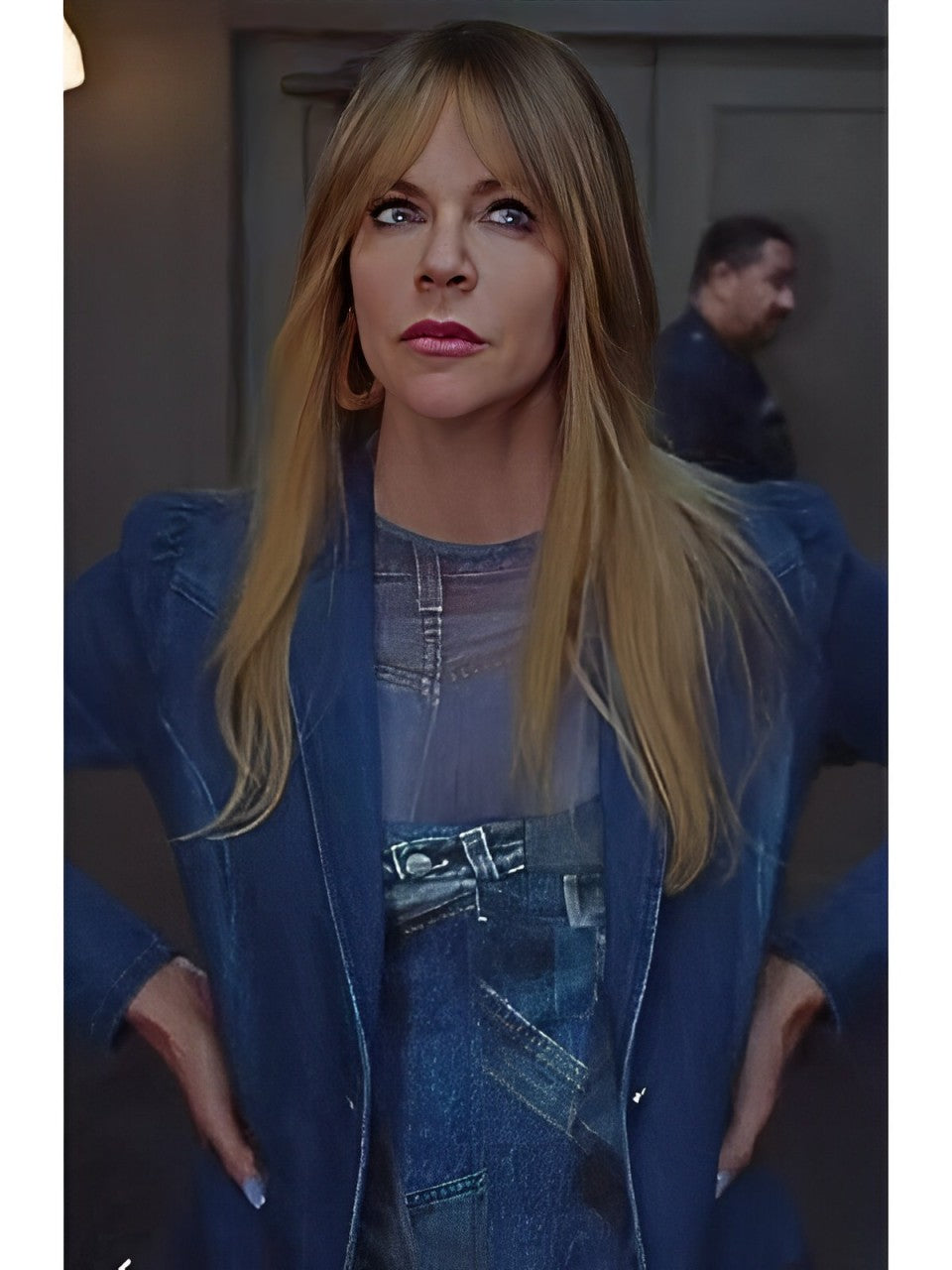 High Potential Kaitlin Olson Denim Blazer