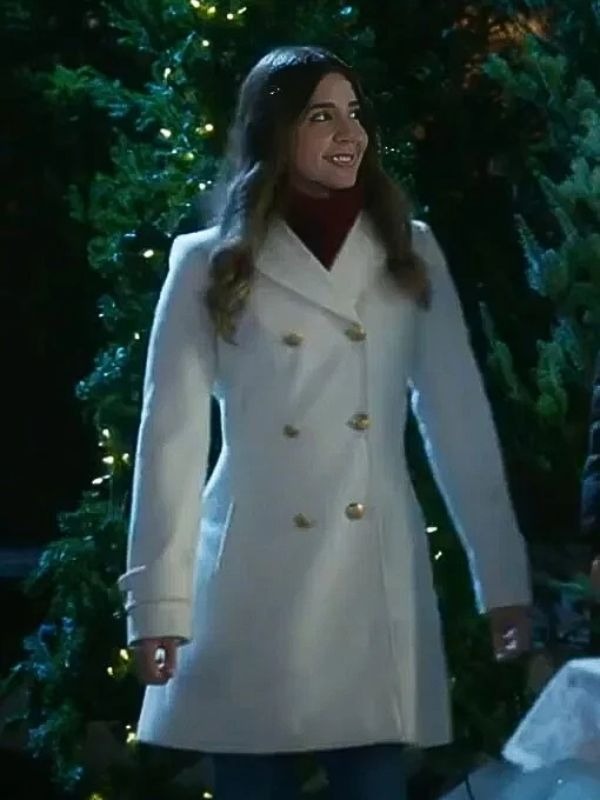 Holiday Mismatch 2024 White Wool Coat