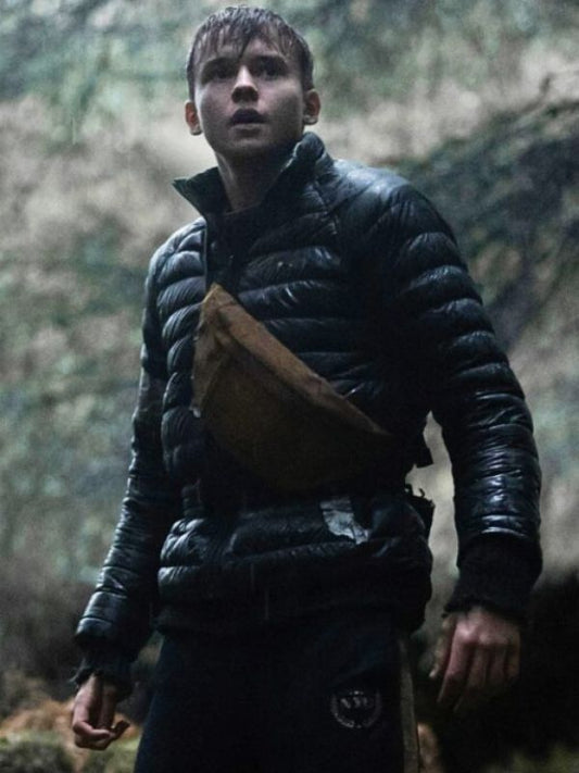 Jaeden Martell Black Puffer Jacket