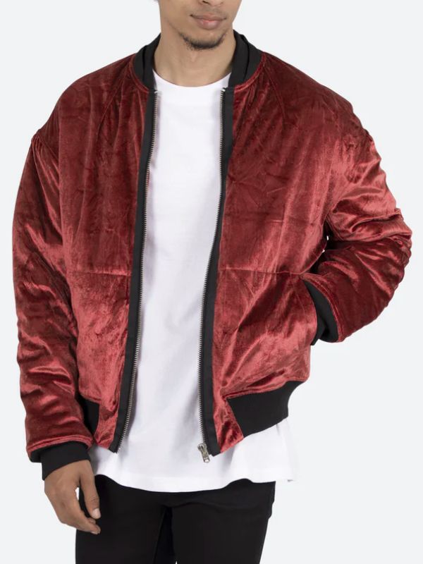 Jesse Raymond Red Bomber Jacket