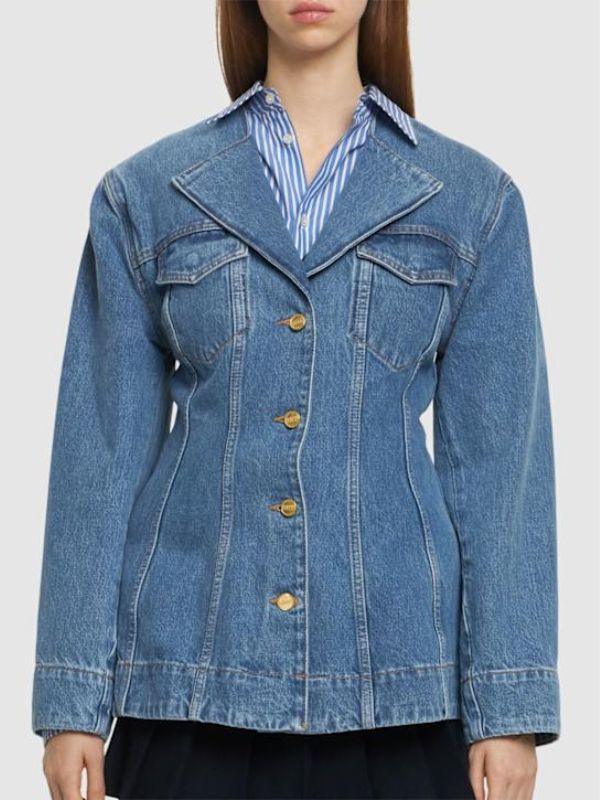 Jessica Williams Shrinking 2024 Denim Jacket