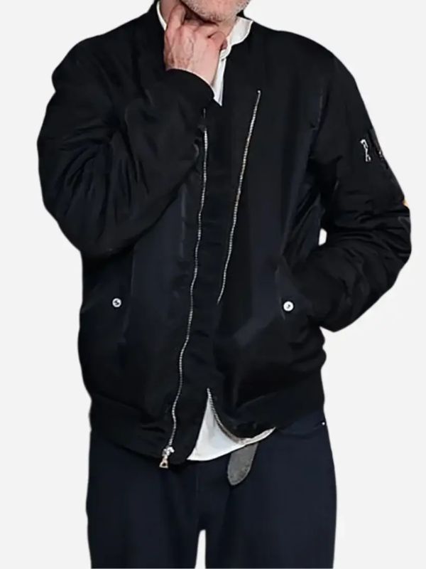 Joaquin Phoenix Black Bomber Jacket